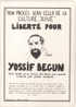 CP LIBERTE POUR YOSSIF BEGUN PAR LARDIE AUTOGRAPHE - JUDAICA - Lardie