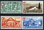 Switzerland B146-49 Mint Hinged Set From 1945 - Unused Stamps