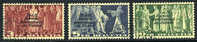 Switzerland 3O57-59 Used Intl. Labor Bureau Official Set From 1939, Expertized - Dienstzegels