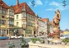 BAYREUTH Marktplatz Mit Altem Rathaus 1967 Schöne MERCEDES BENZ Wagen Voiture Auto Car ) - Bayreuth