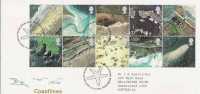 Great Britain-2002 Coastlines  FDC - 2001-2010. Decimale Uitgaven