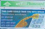 # UK_BT BTI46 This Card Could  Take You Into Space 10 Landis&gyr  8000ex Tres Bon Etat - BT Übersee