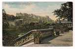 Cp , ECOSSE , EDINBURGH , Castle From East Pricess St . Gardens , Colorisée - Midlothian/ Edinburgh