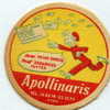 FRANQUIN. SOUS-BOCK PUB APOLLINARIS, AVEC SPIROU ET POINTS SPIROU. BRUXELLES. 1957. TRÈS RARE ! Pièce De Collection ! - Advertisement