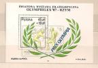 POLAND 1987 WORLD PHILATELIC EXHIBITION 'OLYMPHILEX '87' MS MNH - Blocs & Feuillets