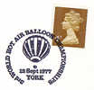 1977 United Kingdom York Hot Air Balloon World Championship Ballon Aerostat Aerostato Mongolfiera Germany - Autres (Air)