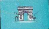 # GERMANY A52E_91 Frankreich 6 Gd 12.91 Arc De Triomphe Tres Bon Etat - A + AD-Series : Werbekarten Der Dt. Telekom AG