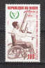 Niger -  1981.  Disabile  Disegnatore In Carrozzina.  Drawing Handicap- Man In Weelchair.  MNH, Very Fine - Behinderungen