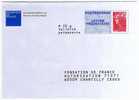 Entier Postal POSTREPONSE Oise Chantilly Fondation De France Autorisation 71571 N° Au Dos: 09P344 - PAP : Antwoord /Beaujard