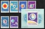 Romania Rumanien 1981, Mi 3795-3800 Bl. 181, Planets --- MNH ** - Unused Stamps