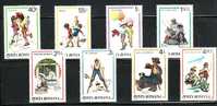 Romania Rumanien 1981, Mi 3829-3836, Children's Games --- MNH ** - Nuevos