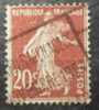 FRANCIA 1907 Nr 139 - 20 C. - Seminatrice Su Fondo Unito - Used Stamps