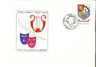 Romania / Special Cover With Special Cancellation / The Humour Festival - Théâtre