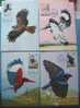 1988 HONG KONG BIRDS MC 4V - Cartes-maximum