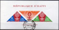 Dreieckmarken Kampf Gegen Malaria Haiti Block 23 O 2€ WHO-Emblem - WHO