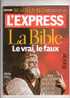 LA BIBLE  :  N° SPECIAL EXPRESS  De DECEMBRE 2005 - Histoire