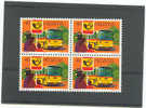 ZWITSERLAND  P.T.T.  1980 ** IN BLOK VAN 4 - Unused Stamps