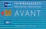 # FINLAND AVANT-A4 Blue 0008 -... New Phone No 30 Orga 10.93 Tres Bon Etat - Finlandia