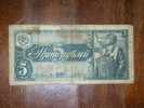 Russia,SSSR,Banknote,Paper Money,Bill,Geld,5,Rubel,Five Rublei,Pilot - Russia