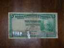 Albania,Banknote,Paper Money,Bill,Geld,Pese Franka Ari,5 Francs,Vintage,Damaged - Albanien