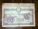 Yugoslavia,FNRJ,Bond,Financial  Coupon,Geld,500 Dinars,1950,damaged - Jugoslawien