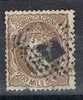 ESPAÑA Num 109a , Cat Edifil . 200 Milesimas Marron Oscuro - Used Stamps