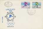 Yugoslavia- 1980 Lake Placid Winter Olympics FDC - Inverno1980: Lake Placid