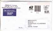 GOOD USA (Kenmore) Postal Cover To ESTONIA 2010 - Postage Paid 0,98$ - Briefe U. Dokumente