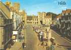 Britain United Kingdom - The Market Place, Wells Postcard [P1093] - Wells