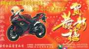Yamaha Motorbike   ,  Specimen  Prepaid Card , Postal Stationery - Motorbikes