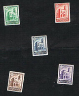 SAN MARINO CAT.UNIF.159.163 - 1932 INAUGURAZIONE DEL PALAZZO DELLA POSTA - NUOVI * - Unused Stamps