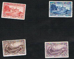 SAN MARINO CAT.UNIF. 137.140 -  1928 VII CENTENARIO MORTE SAN FRANCESCO DI ASSISI  - NUOVI ** - Unused Stamps