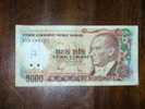 Turkey,Banknote,Paper Money,Bill,Geld,5.000 Lirasi,1970 - Turquie