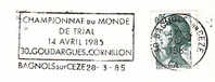 1985 France 30 Gard Goudargues Cornillon Championnat Du Monde Trial Motocross Cross Motos Motorbikes Bikes Moto Off-road - Motorbikes