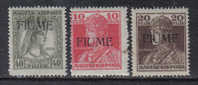 SS2380 - FIUME , Serie N. 24/26   *** - Fiume