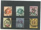 GREAT BRITAIN 91/96  VICTORIA  1887/1900 GESTEMPELD - Used Stamps