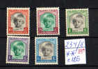 Luxembourg 1931, Princesse Alix, N° 234 / 38** Sans Charnière, Cote 115 € - Unused Stamps