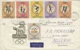 Hungary 1960 Rome Olympic Games FDC Part II Sent To Australia - Estate 1960: Roma