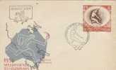 Poland-1956 Melbourne Olympics 1.55zt Jumping FDC - Verano 1956: Melbourne