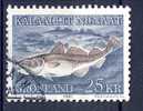 #Greenland 1981. Fish. Michel 129. Cancelled(o) - Used Stamps