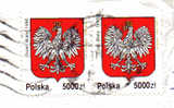 POLAND POLONIA POLSKA 1990 ISOLATO Eagle Complete Cover To Italy, Used Usato Usado - Covers & Documents