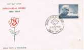 1591. F.D.C. India 1964. Jawaharlal NEHRU.  Rosa - Rose