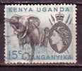 P3492 - BRITISH COLONIES KENYA UGANDA TANGANYKA Yv N°95A - Kenya, Oeganda & Tanganyika
