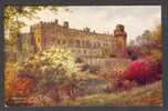 United Kingdom PPC England Warwickshire Warwick Castle From The Island Salmon Series *3207 Old Mint Postcard - Warwick