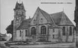 77. FONTENAY TRESIGNY.  L'EGLISE.  Carte Sepia. - Fontenay Tresigny