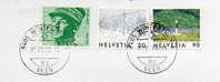 HELVETIA SVIZZERA SWISS SCHWEIZ SWITZERLAND 1998 1974, Used Usato Usado COMPLETE COVER - Storia Postale