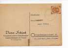 ALLEMAGNE FEDERALE / GERMANY - 1952 -   FEUILLET AVEC YVERT 10 / SCOTT 671 - Covers & Documents