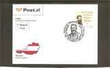 Austria. Scott # 1960 FDC. Theodor Herzl. Joint  Issue With Israel 2004 - Emissions Communes