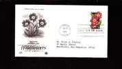 FDC Red Maid - Wildflowers - Scott # 2692 - 1991-2000