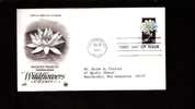 FDC Fragant Water Lily - Wildflowers - Scott # 2648 - 1991-2000